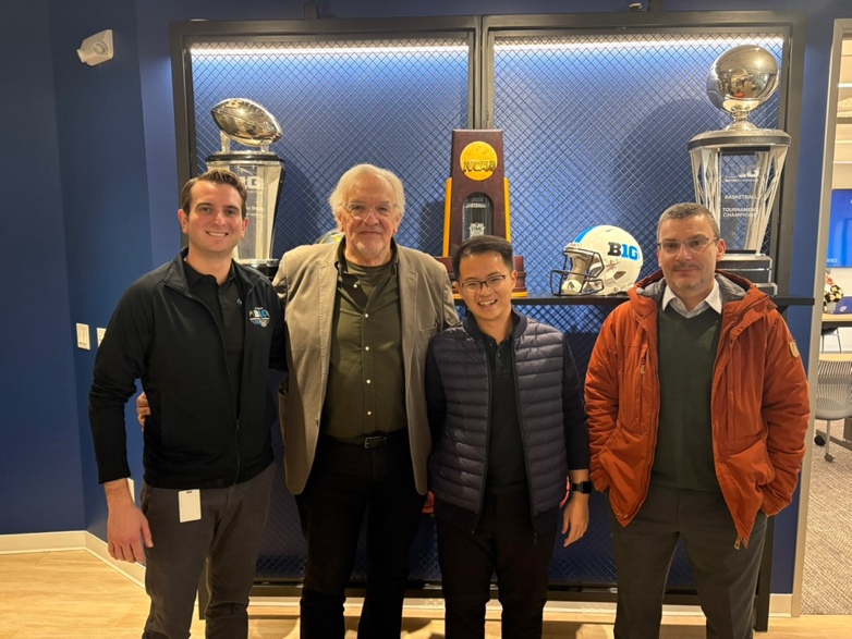 PointFit team with Dr. Jan-Anders Mansson of Purdue University and partners